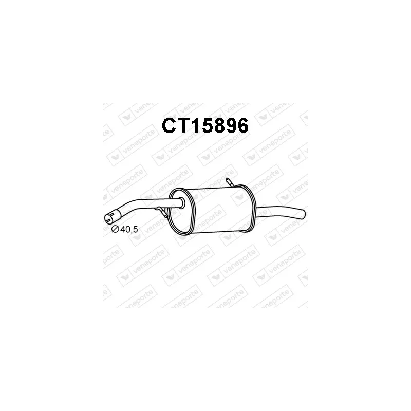 Silencieux arrière VENEPORTE CT15896