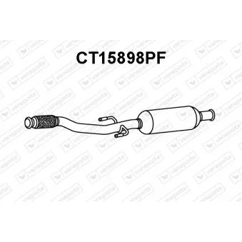 Catalyseur SCR VENEPORTE CT15898PF