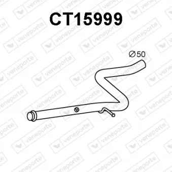 Tuyau d'échappement VENEPORTE CT15999