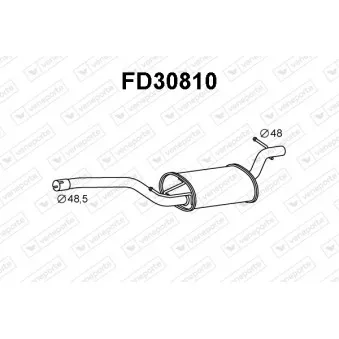 Silencieux central VENEPORTE FD30810