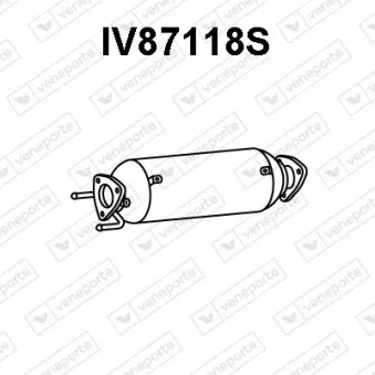 Filtre à particules / à suie, échappement VENEPORTE IV87118S