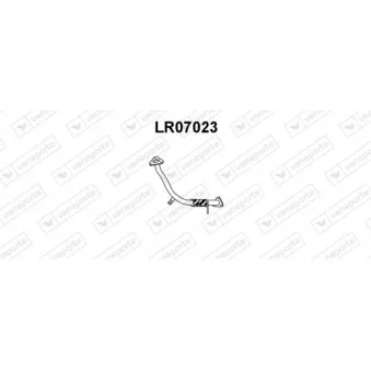 Tuyau d'échappement VENEPORTE LR07023