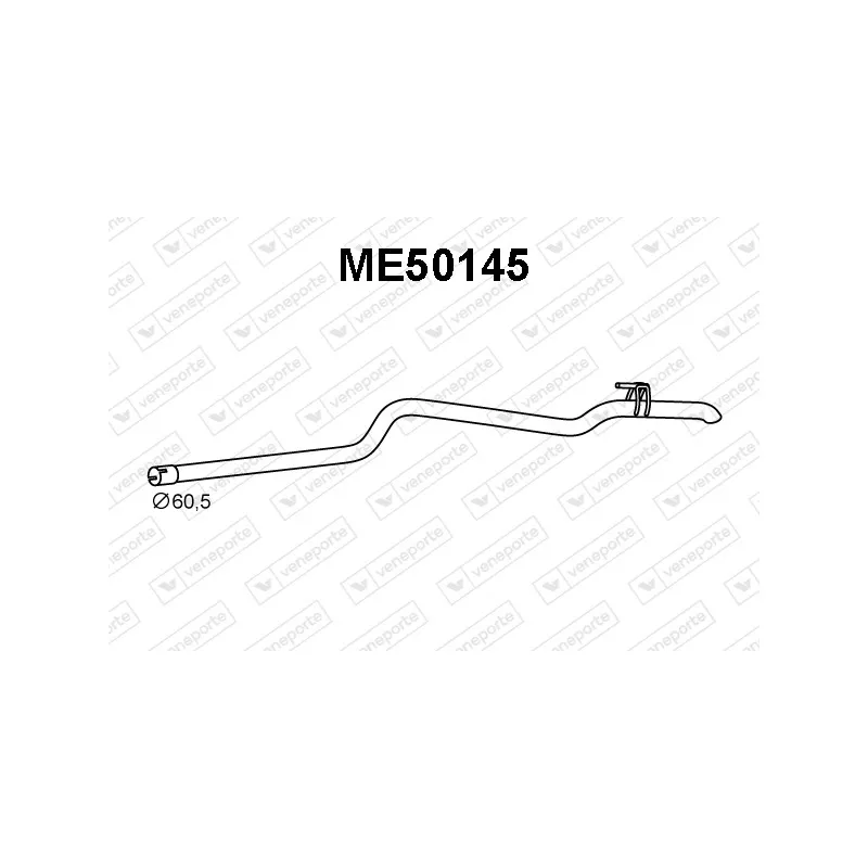 Tuyau d'échappement VENEPORTE ME50145