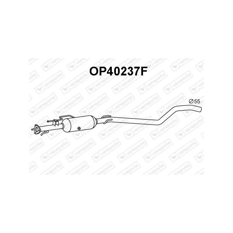 Filtre à particules / à suie, échappement VENEPORTE OP40237F