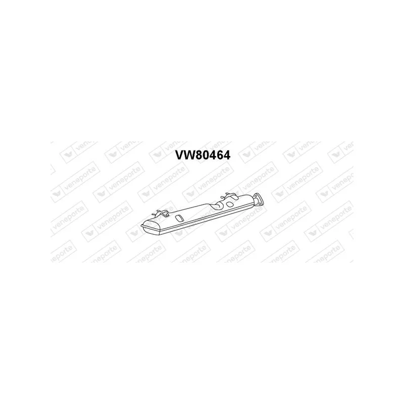 Silencieux arrière VENEPORTE VW80464