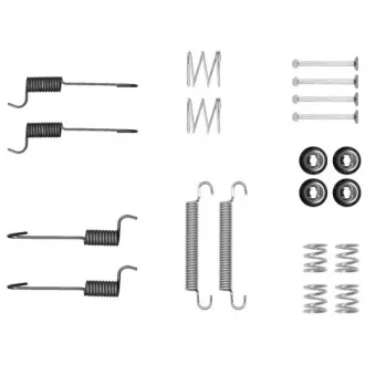 Kit d'accessoires, mâchoires de frein de stationnement MINTEX MBA46