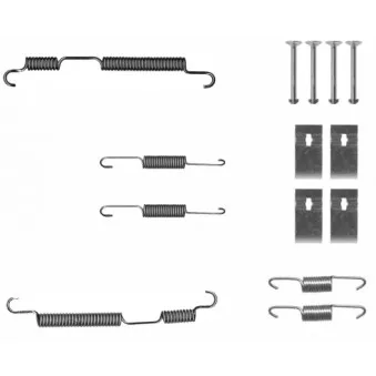 Kit d'accessoires, mâchoire de frein MINTEX MBA50
