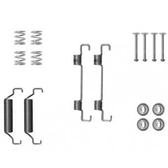 Kit d'accessoires, mâchoires de frein de stationnement MINTEX MBA52