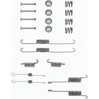 Kit d'accessoires, mâchoire de frein MINTEX MBA615