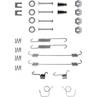 Kit d'accessoires, mâchoire de frein MINTEX MBA617