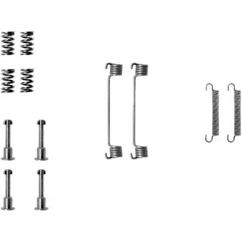 Kit d'accessoires, mâchoires de frein de stationnement MINTEX MBA690