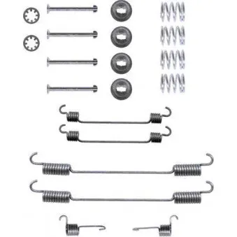 Kit d'accessoires, mâchoire de frein MINTEX MBA740