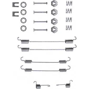 Kit d'accessoires, mâchoire de frein MINTEX MBA747