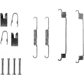 Kit d'accessoires, mâchoire de frein MINTEX MBA789