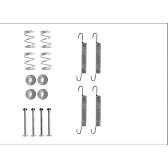 Kit d'accessoires, mâchoires de frein de stationnement MINTEX MBA791