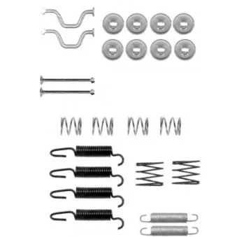 Kit d'accessoires, mâchoires de frein de stationnement MINTEX MBA816