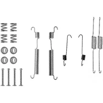 Kit d'accessoires, mâchoire de frein MINTEX MBA822