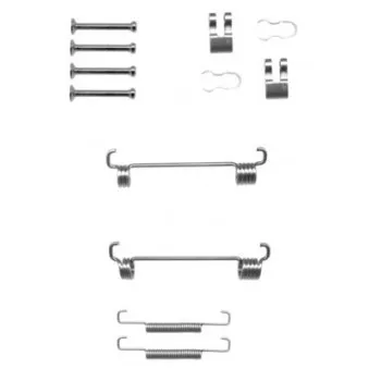 Kit d'accessoires, mâchoires de frein de stationnement MINTEX MBA851