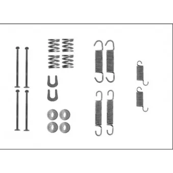 Kit d'accessoires, mâchoire de frein MINTEX MBA870