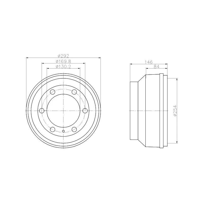 Tambour de frein MINTEX MBD019