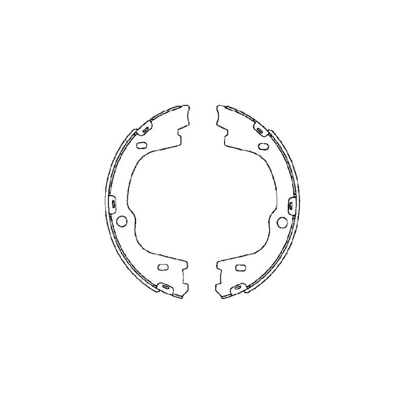 Jeu de mâchoires de frein, frein de stationnement MINTEX MFR670