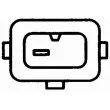 Sonde de température, liquide de refroidissement HELLA 6PT 009 107-211 - Visuel 2