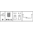 Contacteur, feu de recul HELLA 6ZF 004 843-001 - Visuel 2