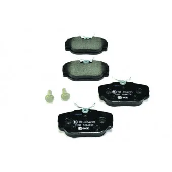 Jeu de 4 plaquettes de frein arrière HELLA 8DB 355 009-541