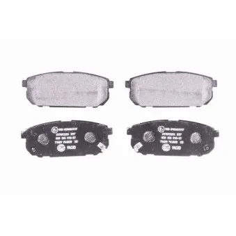 Jeu de 4 plaquettes de frein arrière HELLA 8DB 355 010-871