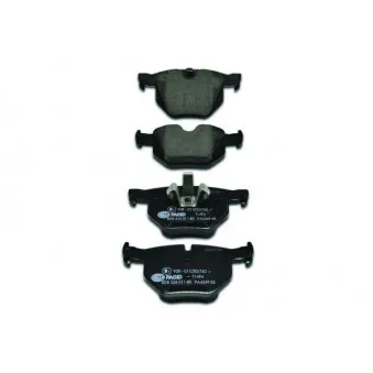 Jeu de 4 plaquettes de frein arrière HELLA 8DB 355 011-801
