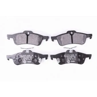 Jeu de 4 plaquettes de frein arrière HELLA 8DB 355 013-461