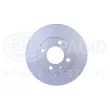 Jeu de 2 disques de frein avant HELLA 8DD 355 100-191 - Visuel 2