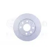 Jeu de 2 disques de frein avant HELLA 8DD 355 108-311 - Visuel 2