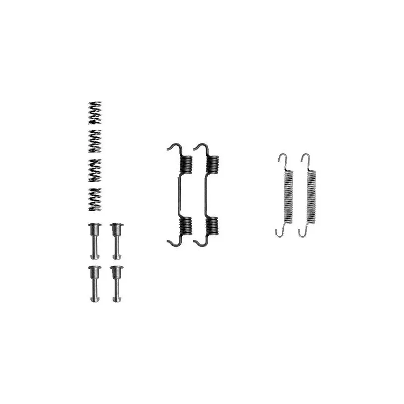 Kit d'accessoires, mâchoires de frein de stationnement HELLA 8DZ 355 201-801