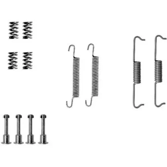 Kit d'accessoires, mâchoires de frein de stationnement HELLA 8DZ 355 201-871