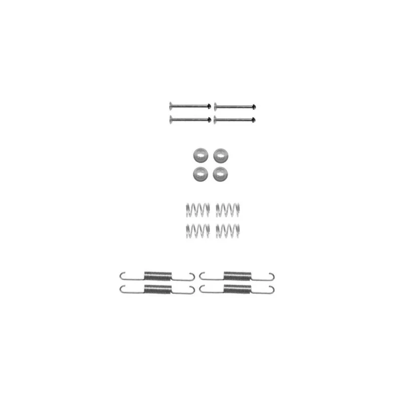 Kit d'accessoires, mâchoires de frein de stationnement HELLA 8DZ 355 201-991
