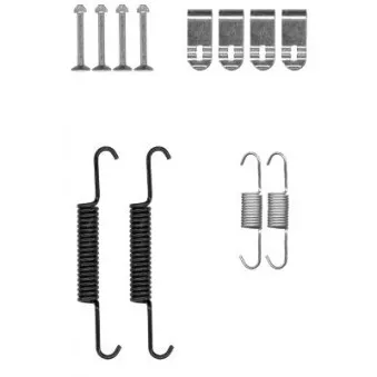 Kit d'accessoires, mâchoires de frein de stationnement HELLA