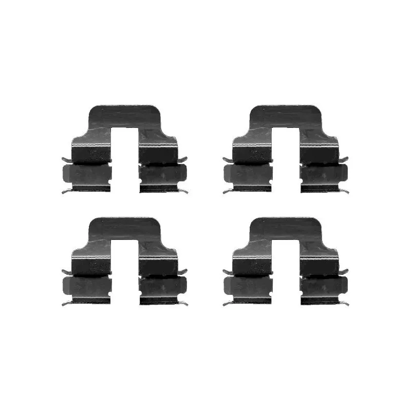 Kit d'accessoires, plaquette de frein à disque HELLA 8DZ 355 202-801