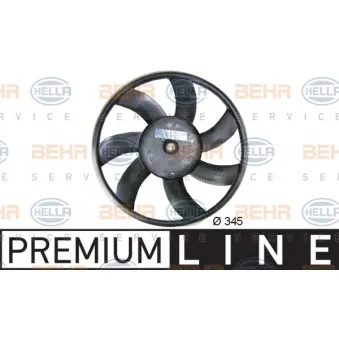 Ventilateur, refroidissement du moteur HELLA 8EW 351 041-651