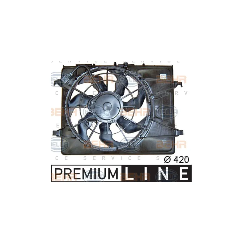 Ventilateur, refroidissement du moteur HELLA 8EW 351 042-761