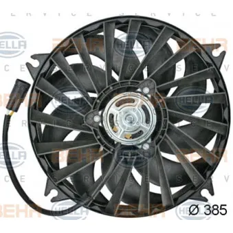 Ventilateur, refroidissement du moteur HELLA 8EW 351 043-531