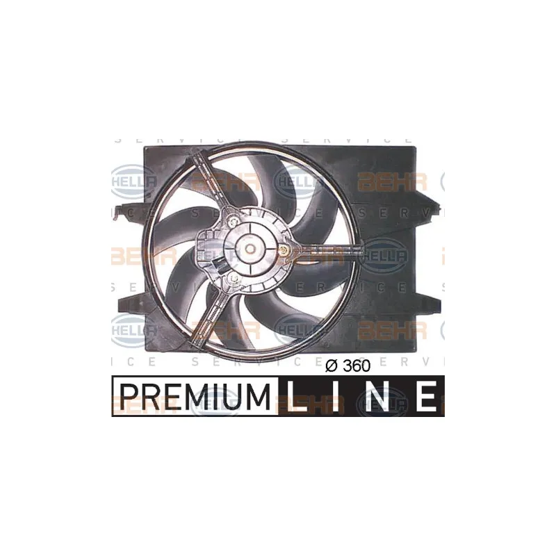 Ventilateur, refroidissement du moteur HELLA 8EW 351 043-671