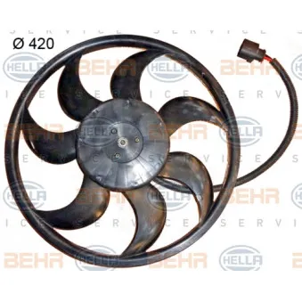 Ventilateur, refroidissement du moteur HELLA 8EW 351 150-334