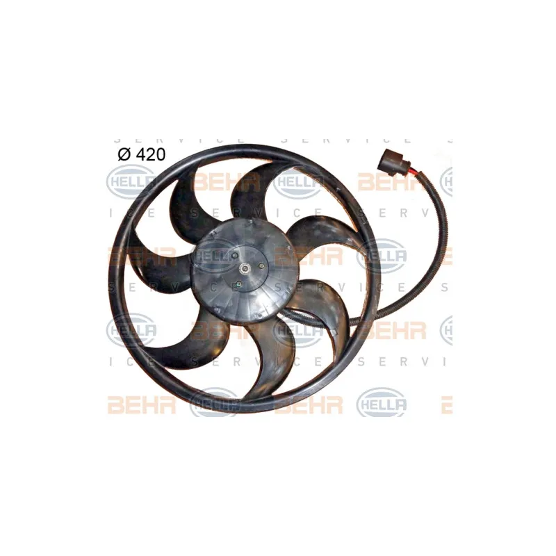 Ventilateur, refroidissement du moteur HELLA 8EW 351 150-334