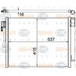 Condenseur, climatisation HELLA 8FC 351 309-564 - Visuel 1