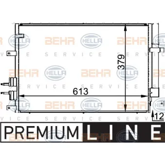 Condenseur, climatisation HELLA 8FC 351 318-391