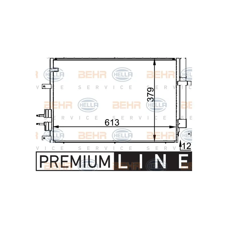 Condenseur, climatisation HELLA 8FC 351 318-391