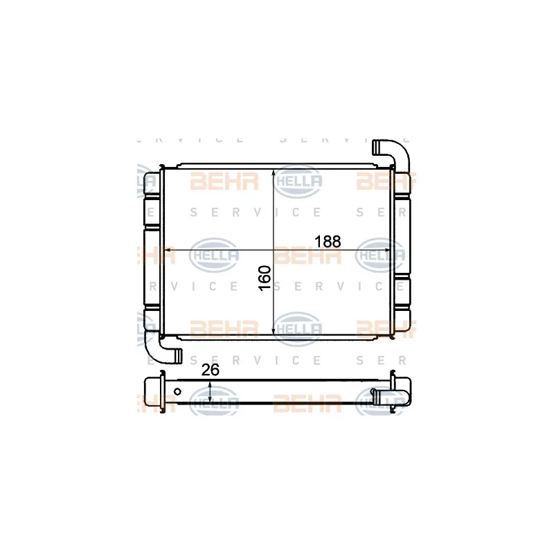 Système de chauffage HELLA 8FH 351 000-571