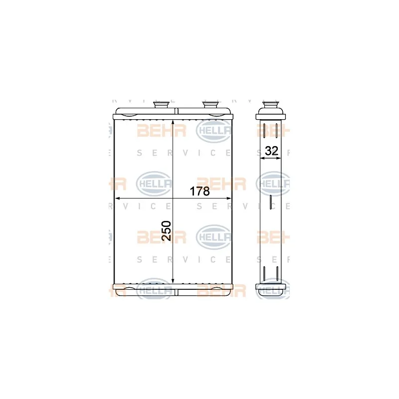 Système de chauffage HELLA 8FH 351 000-581