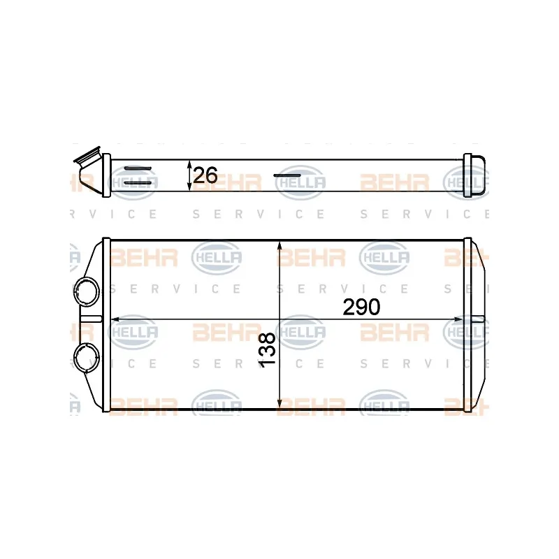 Système de chauffage HELLA 8FH 351 000-631